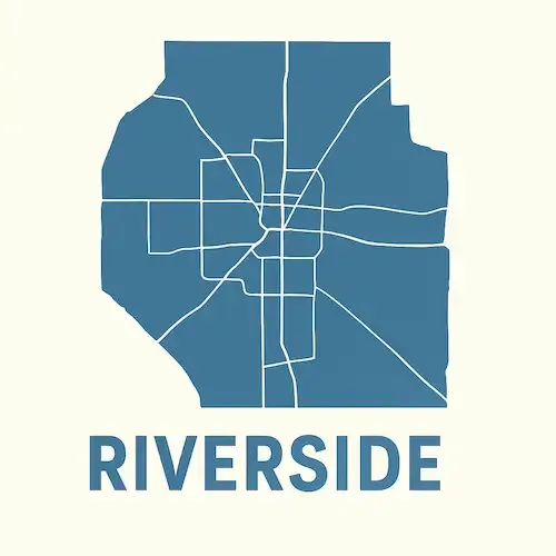 Metal Buildings Riverside Map