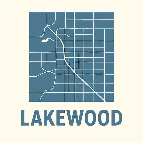 Metal Buildings Lakewood Map