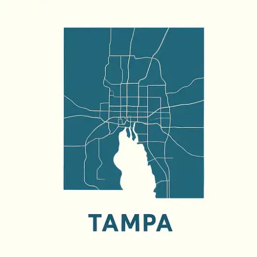 Metal Buildings Tampa Map