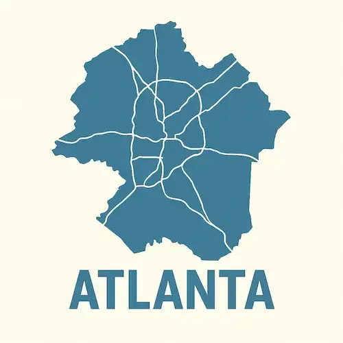 Metal Buildings Atlanta Map