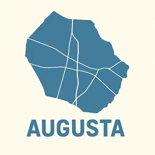 Metal Buildings Augusta Map