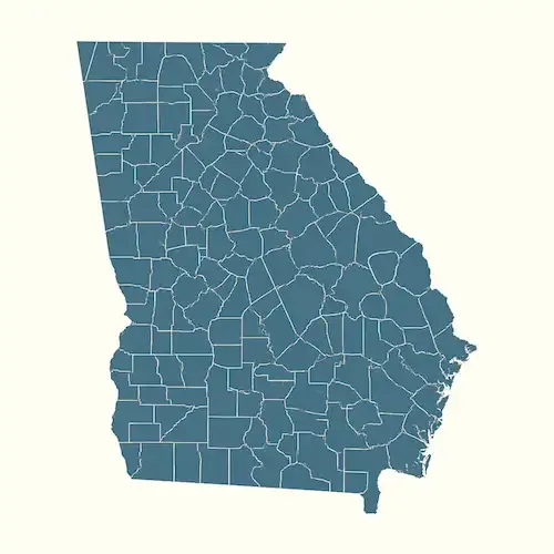 Metal Buildings Georgia Map