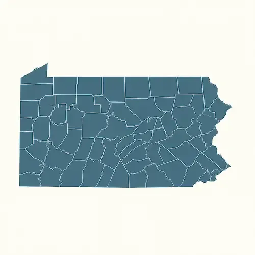 Metal Buildings Pennsylvania Map