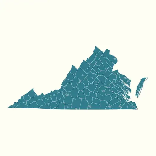 Metal Buildings Virginia Map