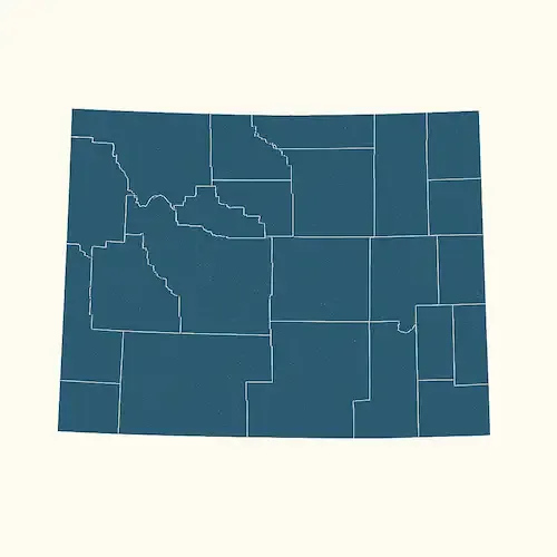 Metal Buildings Wyoming Map