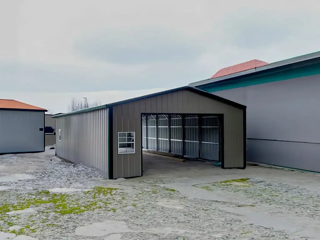 Custom Metal Garages and Workshops metal building - View details and pricing