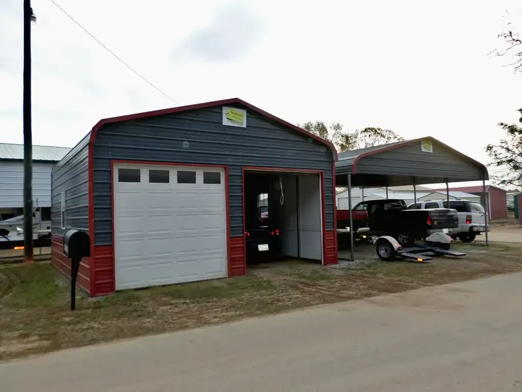 Custom Metal Garages and Workshops metal building - View details and pricing