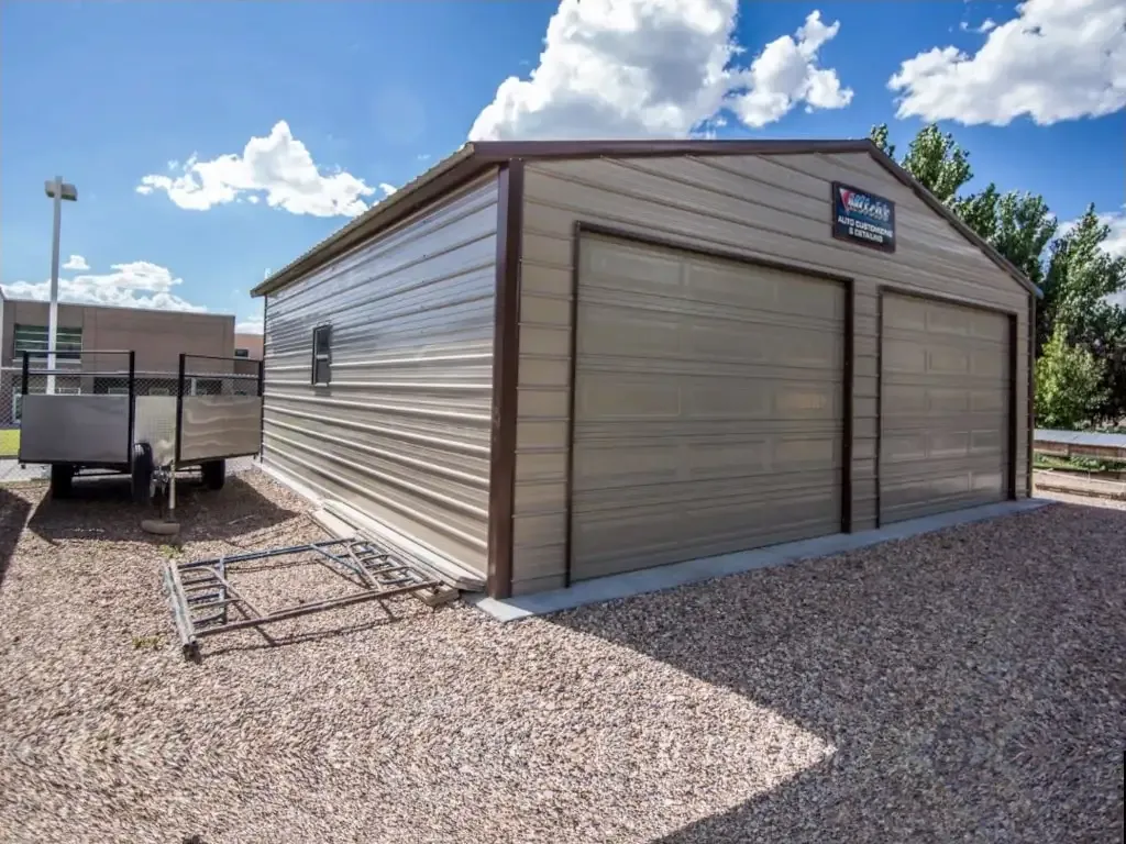 Custom Metal Garages and Workshops metal building - View details and pricing