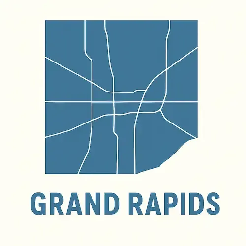 Metal Buildings Grand Rapids Map