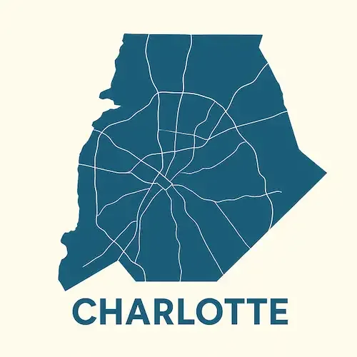 Metal Buildings Charlotte Map