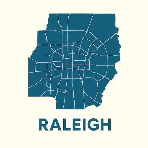 Metal Buildings Raleigh Map