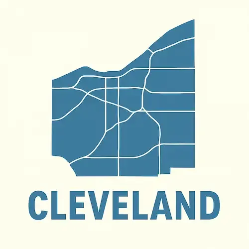 Metal Buildings Cleveland Map