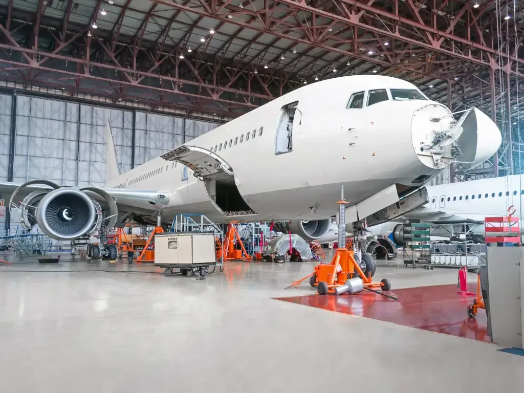 Red Iron Steel Aircraft Hangars metal building - View details and pricing