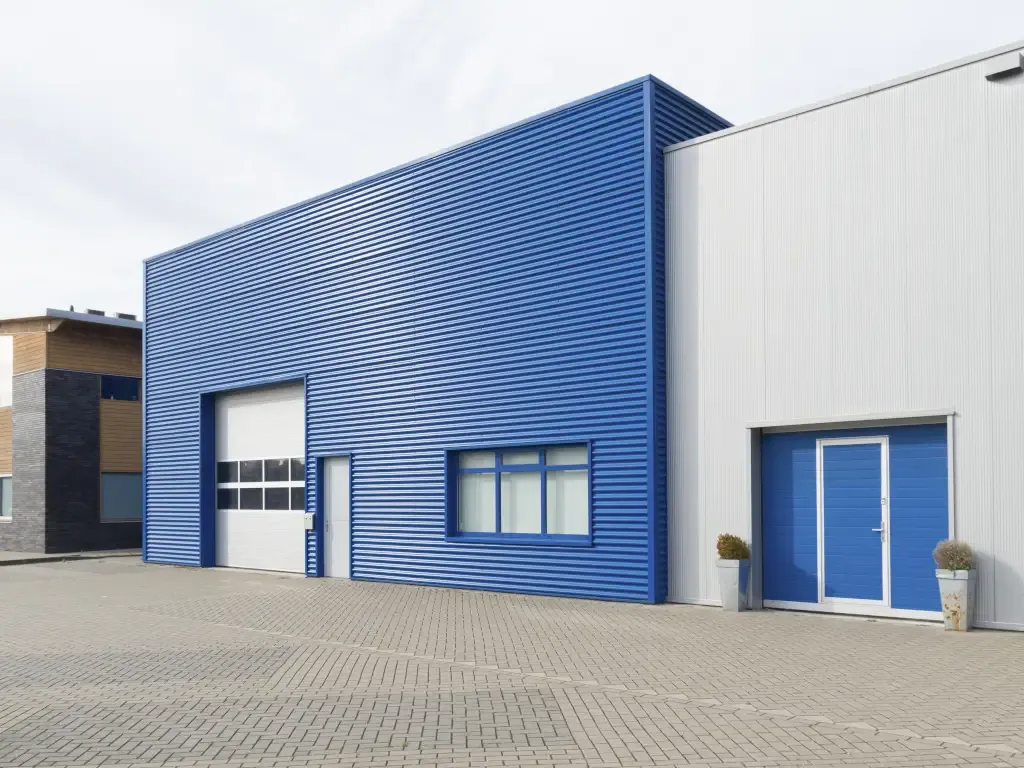Red Iron Steel Retail Spaces metal building - View details and pricing