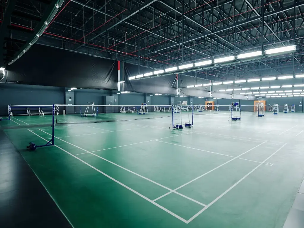 Red Iron Steel Sports Facilities metal building - View details and pricing