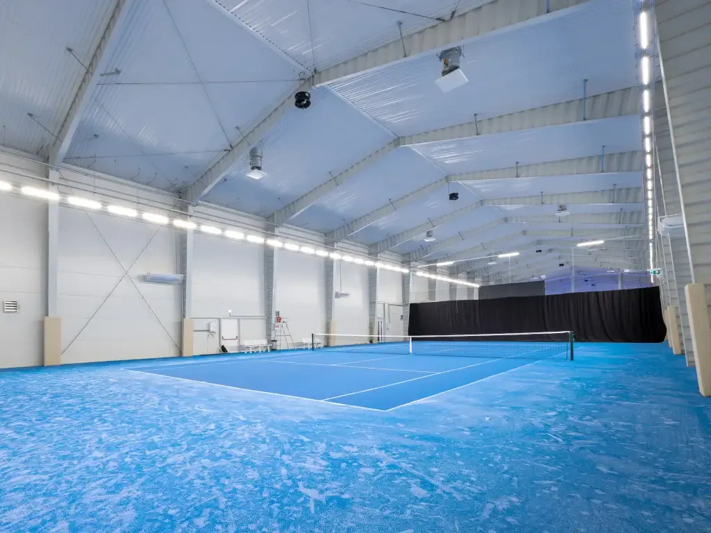 Red Iron Steel Sports Facilities metal building - View details and pricing