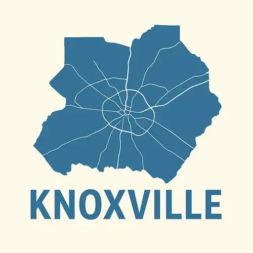 Metal Buildings Knoxville Map