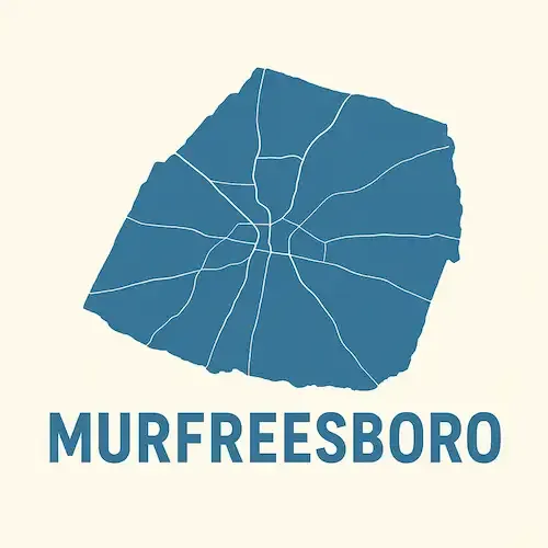Metal Buildings Murfreesboro Map