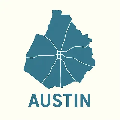 Metal Buildings Austin Map