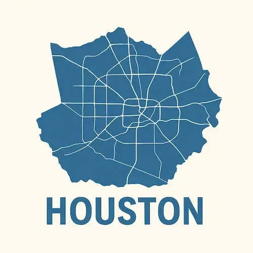 Metal Buildings Houston Map