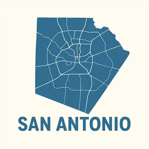 Metal Buildings San Antonio Map