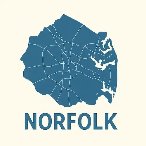 Metal Buildings Norfolk Map