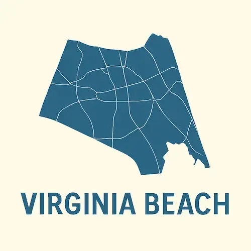 Metal Buildings Virginia Beach Map