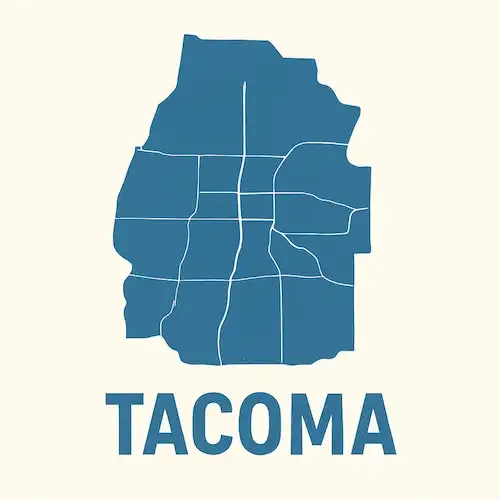 Metal Buildings Tacoma Map