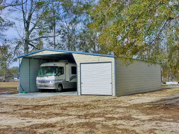 Custom Metal Garages and Workshops image