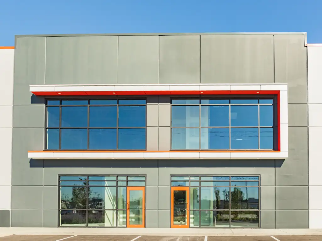 Red Iron Steel Office Buildings image