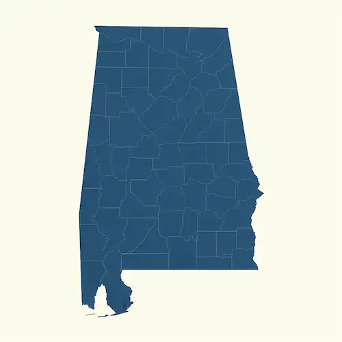Metal Buildings Alabama Map