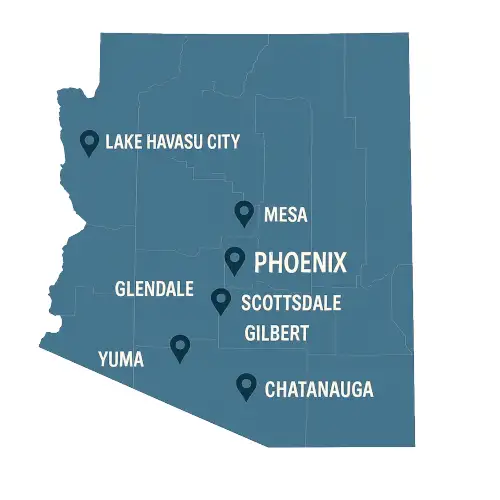Metal Buildings Arizona Map