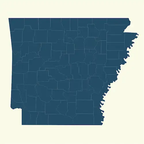 Metal Buildings Arkansas Map