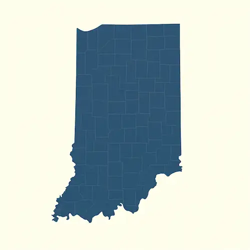 Metal Buildings Indiana Map