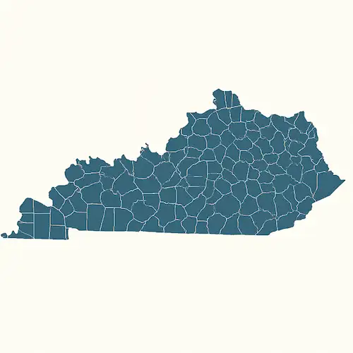 Metal Buildings Kentucky Map
