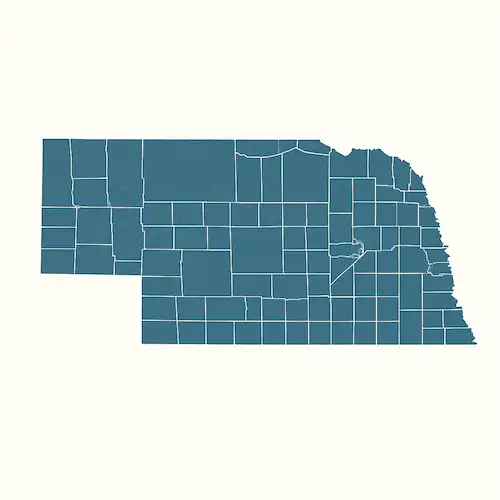 Metal Buildings Nebraska Map