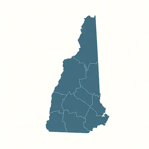 Metal Buildings New Hampshire Map