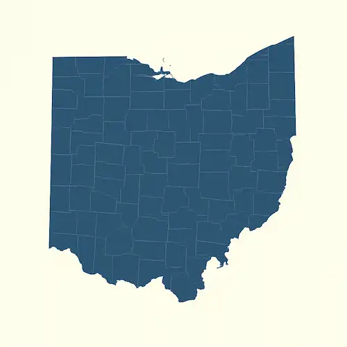 Metal Buildings Ohio Map
