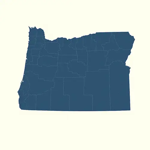 Metal Buildings Oregon Map