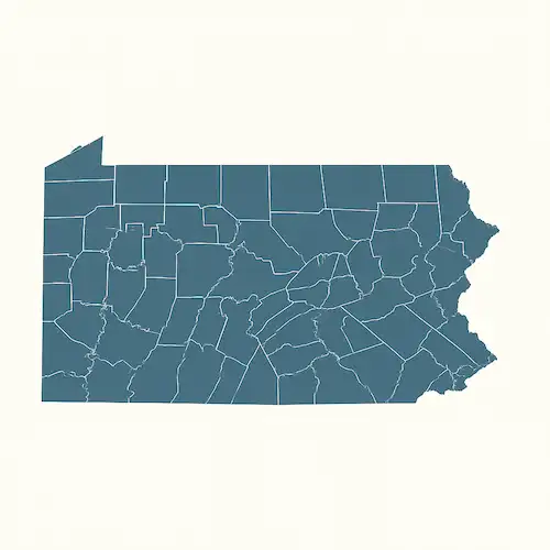 Metal Buildings Pennsylvania Map