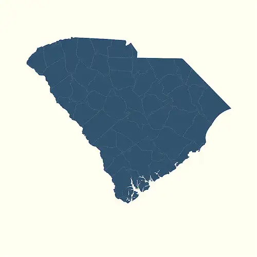 Metal Buildings South Carolina Map