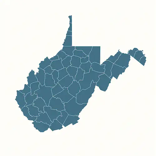 Metal Buildings West Virginia Map