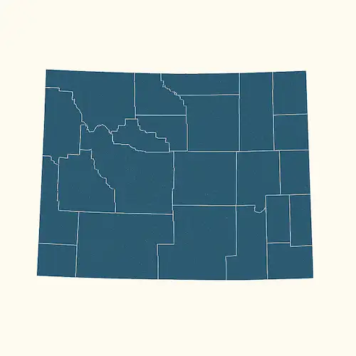 Metal Buildings Wyoming Map